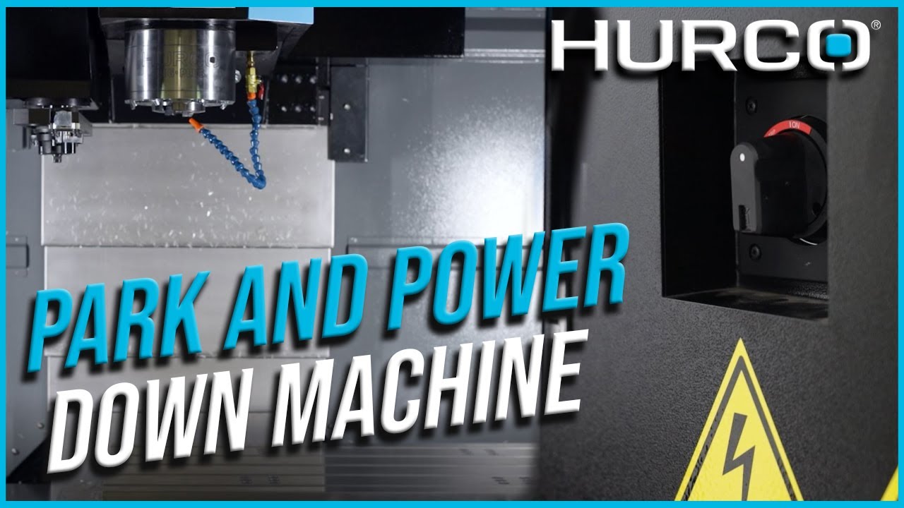 How To Park and Power Down Your CNC Mill
